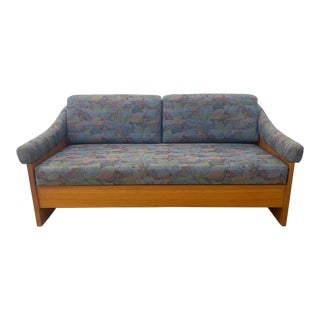1970s Mid-Century Modern Full Size Sofa-Bed Danish Style For Sale