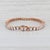 1.50ctw Diamond Tennis Bracelet 14k Rose Gold 9" 3.7mm For Sale - Image 4 of 7