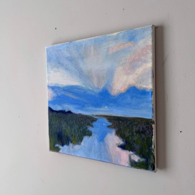Coastal Marsh Painting For Sale - Image 4 of 7