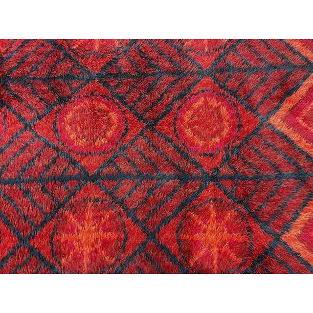 Nordic Rug, 1960s For Sale - Image 4 of 5