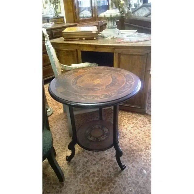 Sorrentino Inlaid Coffee Table, 1800s For Sale - Image 10 of 13