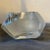 An extremely rare Murano glass ashtray designed and manufactured by Formia, it's a block of transparent and satin glass in...