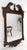 Fine Flame Mahogany Chippendale Style Wall Mirror by Drexel MINT For Sale - Image 6 of 11