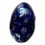 1980s Exquisite Godinger Cobalt Blue Crystal Egg Trinket Holder From Hungary For Sale