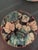 Excellent opportunity to purchase set of 8 discontinued pattern Gien Feuillage salad plates. See photo of one underside...