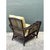 Vintage Stick Rattan Rattan Lounge Chair in Ralph Lauren Cabana Stripe For Sale - Image 12 of 12