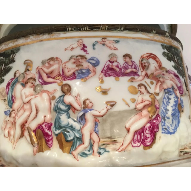 Capodimonte Ram's Heads Vanity Box For Sale - Image 5 of 11