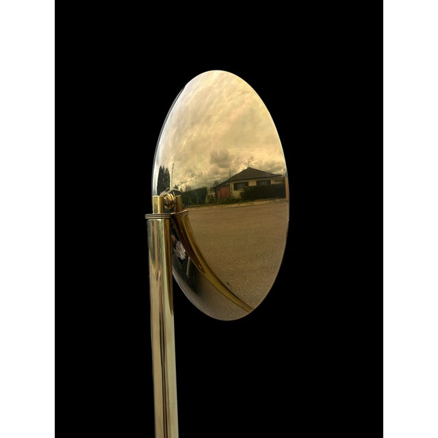 Mid-Century Modern Vintage Teak and Brass Floor Lamp from Drimmer, 1980s For Sale - Image 3 of 9