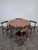 Vintage Teak Table and Chairs by Hans Olsen for Frem Rojle, 1960s, Set of 4, in Very Good conditions. Designed 1960 to 1969