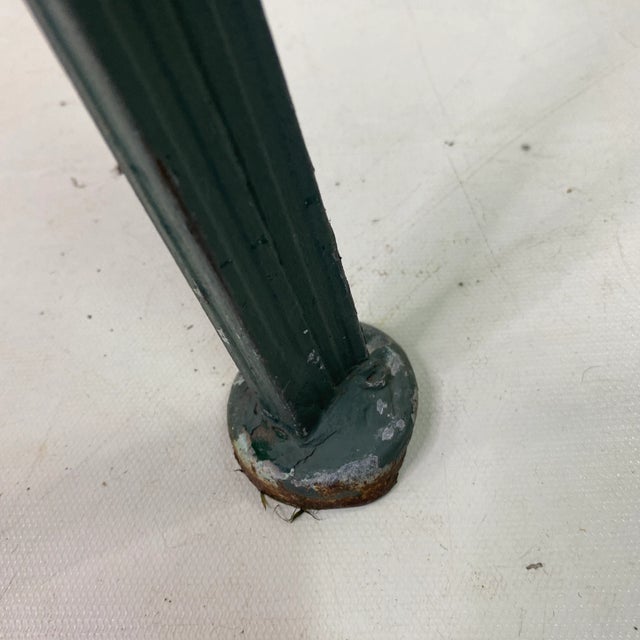 Green Mid Century Salterini Radar Patio Dining Table For Sale - Image 8 of 9