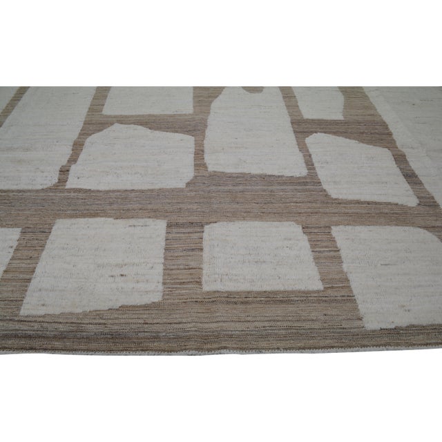 2020s Moroccan Hand Knotted Wool Rug, 8'9''x12' For Sale - Image 5 of 6