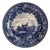 Antique Wedgewood Historical Blue 9" Plate Washington Crossing the Delaware Etruria For Sale