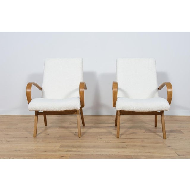 Set of Model 53 Armchairs by Jaroslav Smidek for Ton, 1960s For Sale - Image 4 of 18