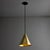 Hans-Agne Jakobsson Polished Brass 'Tratten' Pendant For Sale In Los Angeles - Image 6 of 11