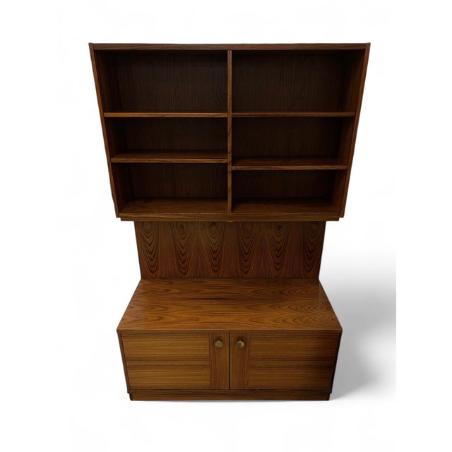 Wood Scandinavian Wall Unit, 1960s For Sale - Image 7 of 18