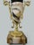 Mid 19th Century Pair French Regency Styl Giallo Sienna Marble Gilt Bronze Cassolettes Urns Vases For Sale - Image 5 of 10