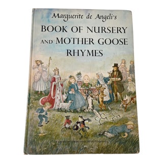 1950's Charming Book of Nursery & Mother Goose Rhymes, Illustrated For Sale