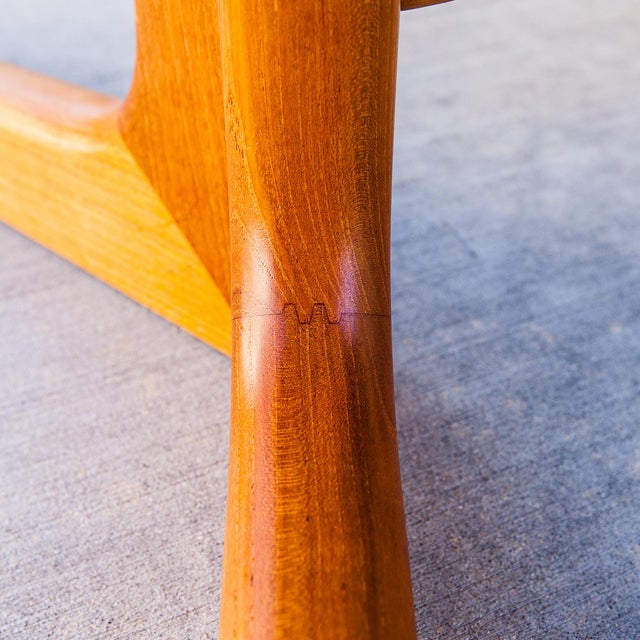 Wood Vintage Danish Modern Teak Extension Dining Table With Two Leaves by D-Scan For Sale - Image 7 of 15