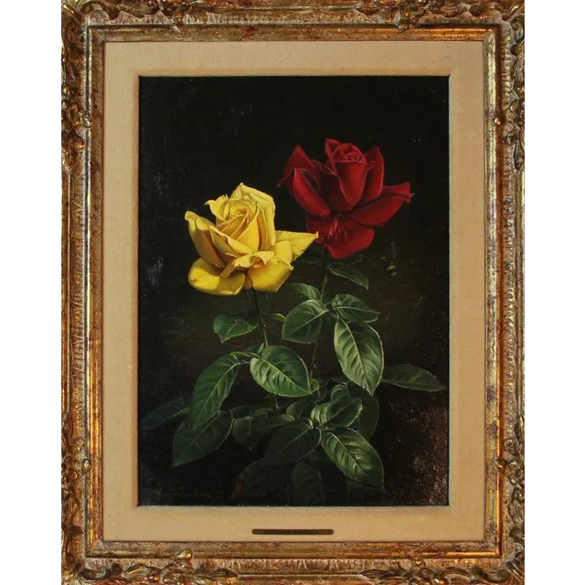 An original oil painting by German artist Wolfgang Grünberg (1909-2001). Created in the 1960s, this artwork showcases a...