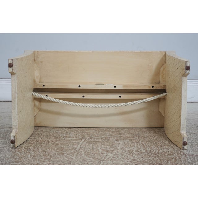 Pair of Baker Thomas Pheasant Pagoda Benches For Sale - Image 14 of 15