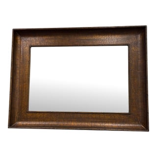 Abernathy Furniture Distressed Gold Finish Mirror For Sale