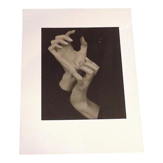 Large Vintage Photogravure-"Georgia O'Keeffe" by Alfred Stieglitz (Usa 1864-1946) For Sale