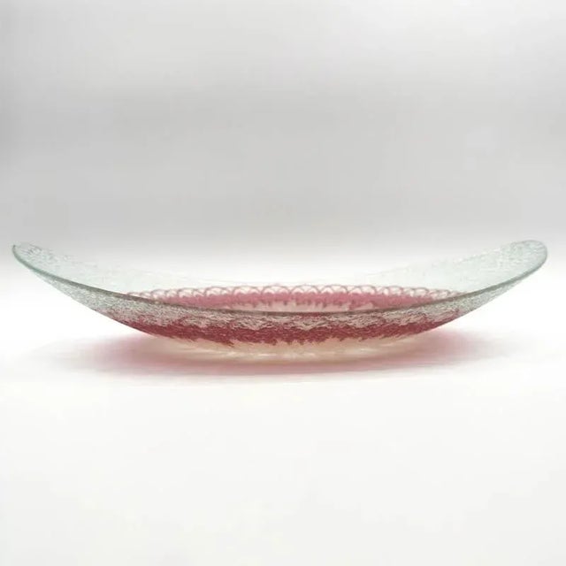 1950s Dorothy Thorpe Atomic Oblong Platter with Pebbled Textured Starburst Pattern For Sale - Image 9 of 12