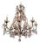 1940s Large Beaded Italian Chandelier For Sale