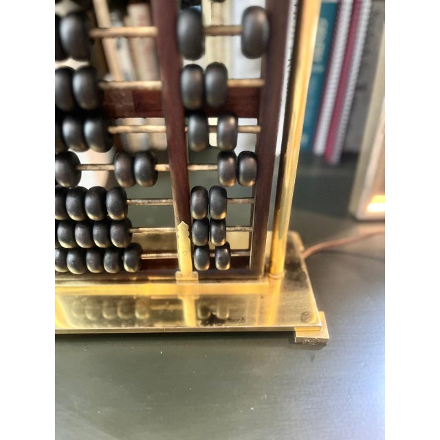 Mid 20th Century Chinese Abacus Lamp For Sale - Image 13 of 15