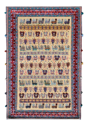 Vintage Afshar Rug