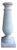 Baluster Column Traditional Gray Cast Stone For Sale