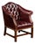 Vintage Burgundy Tufted Leather Chesterfield Club Chair For Sale
