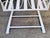 Vintage 1960s White Wrought Iron Cantilever Lounge Chair For Sale - Image 10 of 10