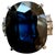 8.15 Ct Mid Night Blue Sapphire & .20 Ct Diamond Cocktail Ring, Platinum, Estate For Sale - Image 17 of 18