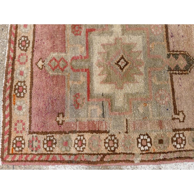 Textile Galerie Shabab Collection Mid-20th Century Turkish Anatolian Runner For Sale - Image 7 of 10