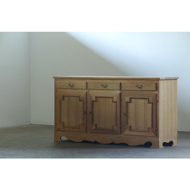 Vintage Danish Low Sideboard by Henning Kjærnulf, 1960s For Sale - Image 10 of 18