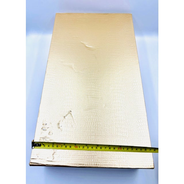 Late 20th Century Neiman Marcus Gold Ball Goblets in Original Box ~ 4pc Set For Sale - Image 11 of 12