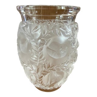Mid 20th Century Lalique Bagatelle Vase For Sale