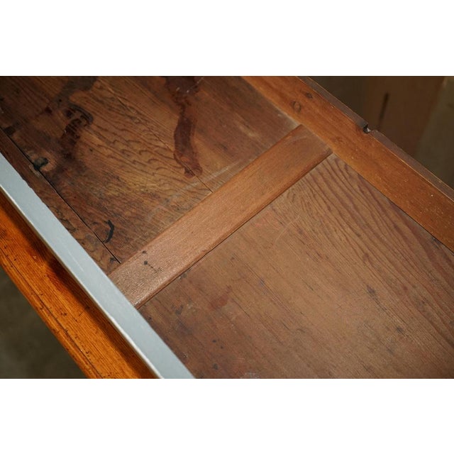 Large Vintage Wine Bottle Rack Sideboard with Drawer in Wood For Sale - Image 16 of 18