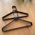 Set of 10 1970’s Modernist Black Plastic Hangers Attributed to Finnish Designer Maija Ruoslathi For Sale - Image 10 of 11