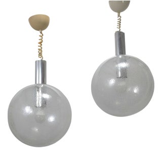 Space Age Pendant Lamps by Flos, 1970s, Set of 2 For Sale