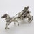 1970s Vintage Italian Handmade Genuine Sterling Silver 925 Romantic Carriage Figurine For Sale - Image 5 of 11