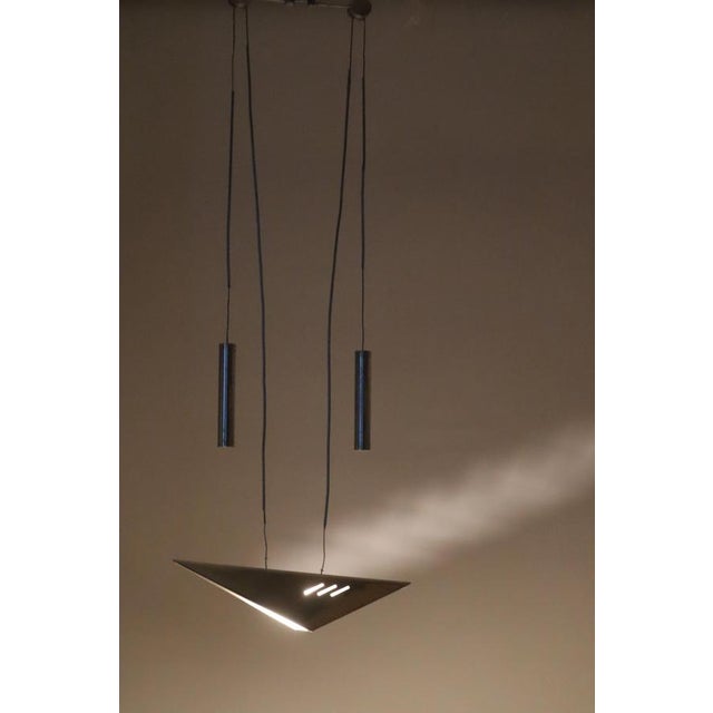 Counterweight Pendant in Aluminium, 1980s For Sale - Image 11 of 18