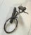 Brutalist Vintage Bronze Towel Ring With Monkey For Sale - Image 3 of 4