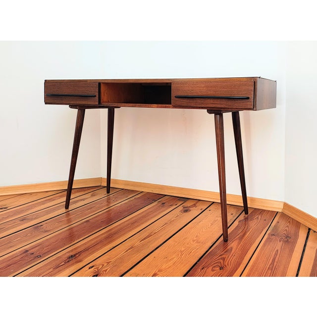 Mid-Century Modern Desk by M. Pozar for Up Závody, Czechoslovakia, 1960s For Sale - Image 3 of 18