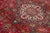 Red Vintage Heriz Handmade Wool Rug With Medallion Design For Sale - Image 4 of 8