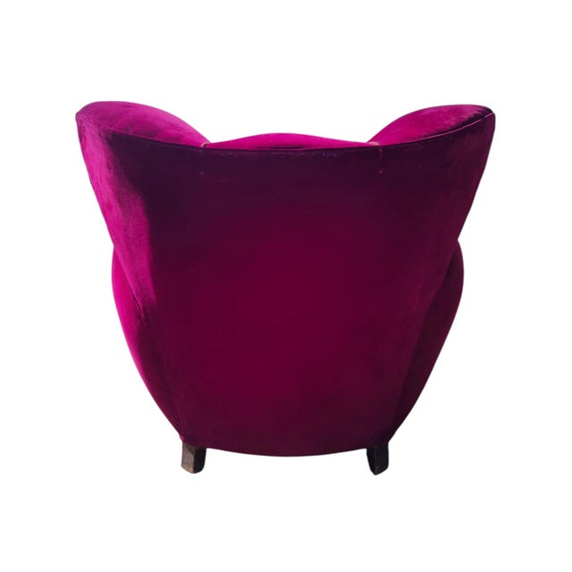 3-Seater Sofa and Armchairs in Velvet attributed to Guglielmo Ulrich, 1950s, Set of 3 For Sale - Image 13 of 15