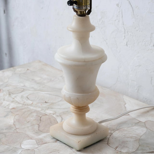 Italian Alabaster Lamp For Sale - Image 4 of 5