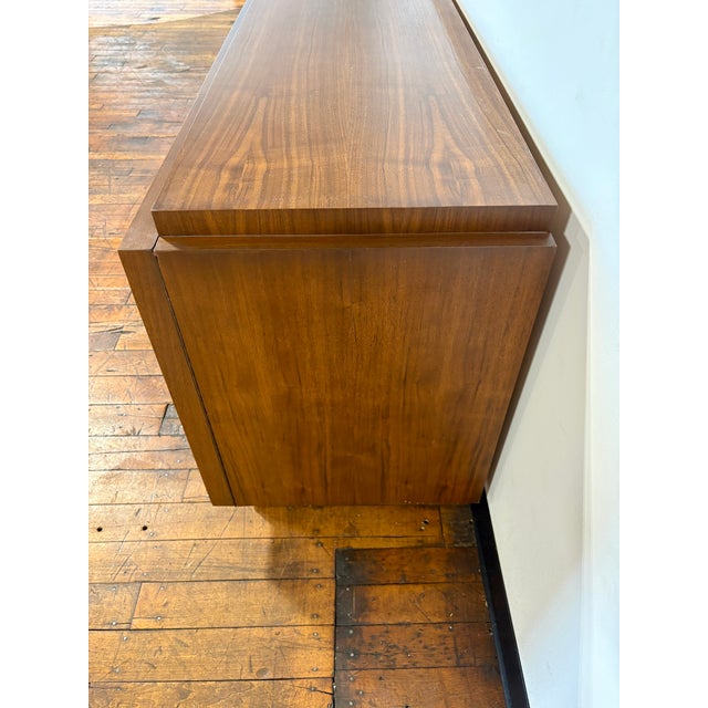 Paul Evans Midcentury Paul Evans Style Brutalist Walnut Dresser Credenza by Tabago For Sale - Image 4 of 9