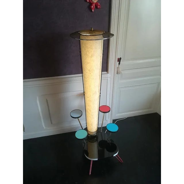 Satellite Tube Floor Lamp For Sale - Image 4 of 4